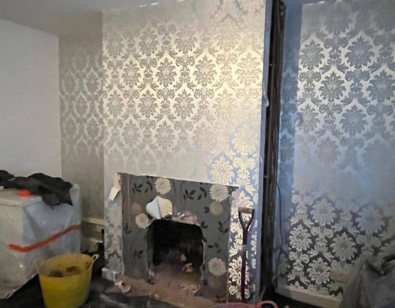 Chimney Breast Removal, Worsley — Chimney breast demolition and making good photograph 2