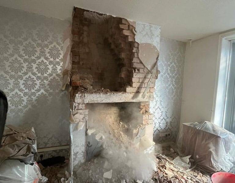 Chimney Breast Removal, Worsley — Chimney breast demolition and making good photograph 3