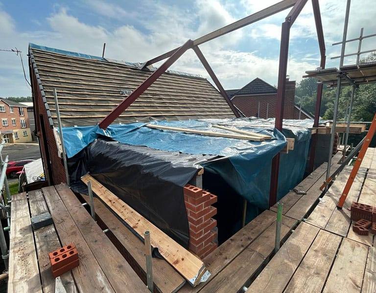 Feversham Close, Monton — Double extension and dormer conversion photograph 2