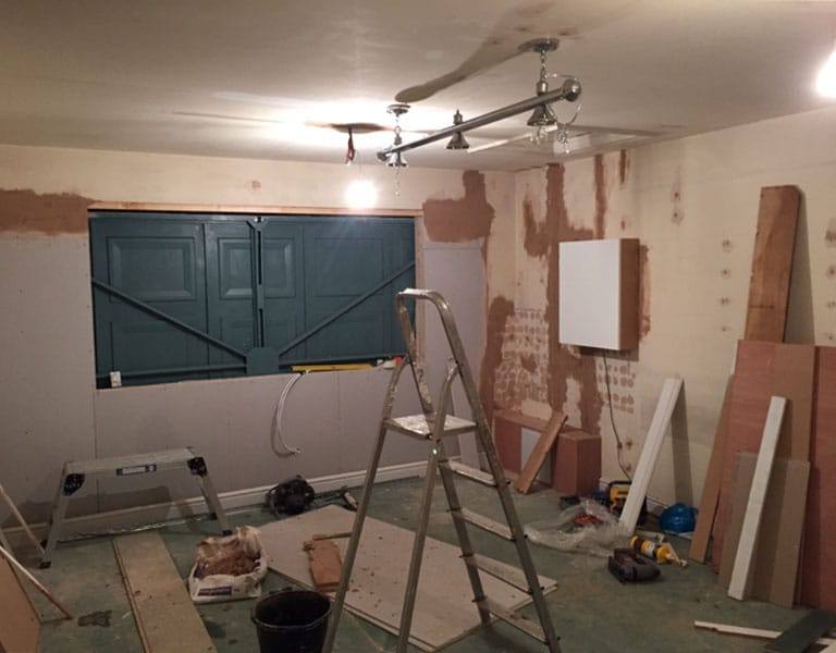 Garage Conversion, Newton Road, Warrington — Garage transformed into a games room photograph 3