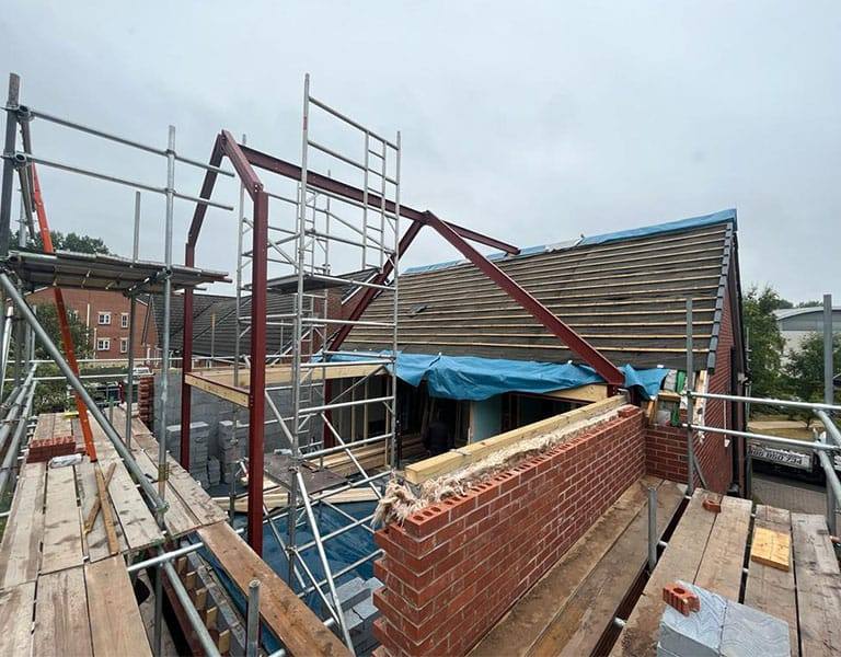 Feversham Close, Monton — Double extension and dormer conversion photograph 3