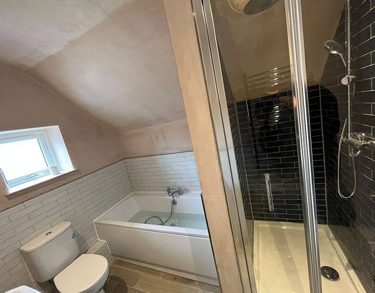 Rear Dormer Conversion, Ellesmere Park — Loft conversion and structural roof works photograph 3